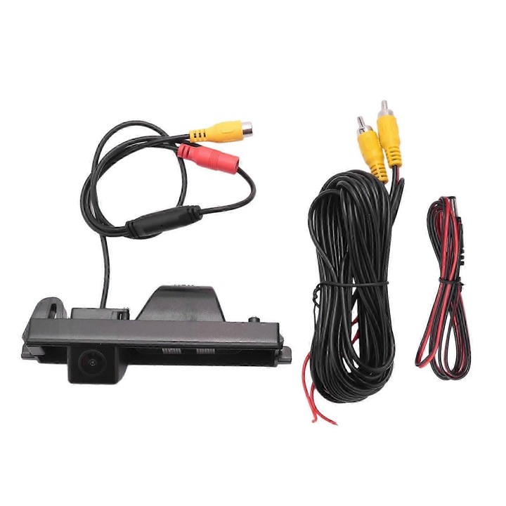 Camera auto spate, 170 unghi, color, 125x35x16.5mm, negru, set pentru Toyota RAV4 2000-2012