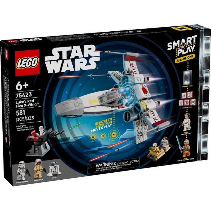 LEGO 75423 SMART Play: Red Five X-Wing-ul lui Luke