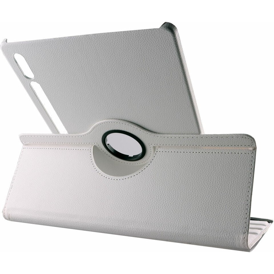 Suport carte rotativ piele Volte-Tel alb 14.6inch