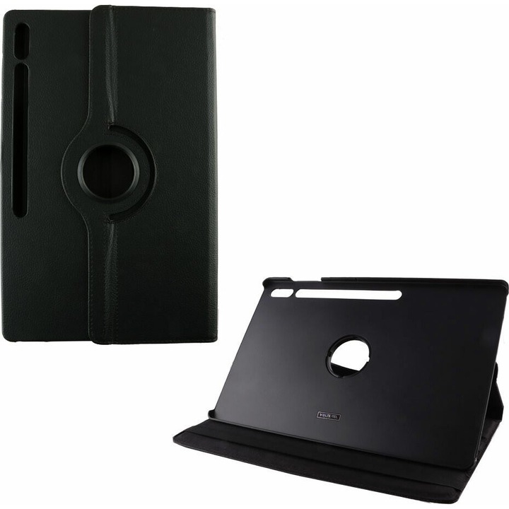 Suport carte rotativ piele Volte-Tel pentru Samsung Tab S8 Ultra 14.6 inch negru