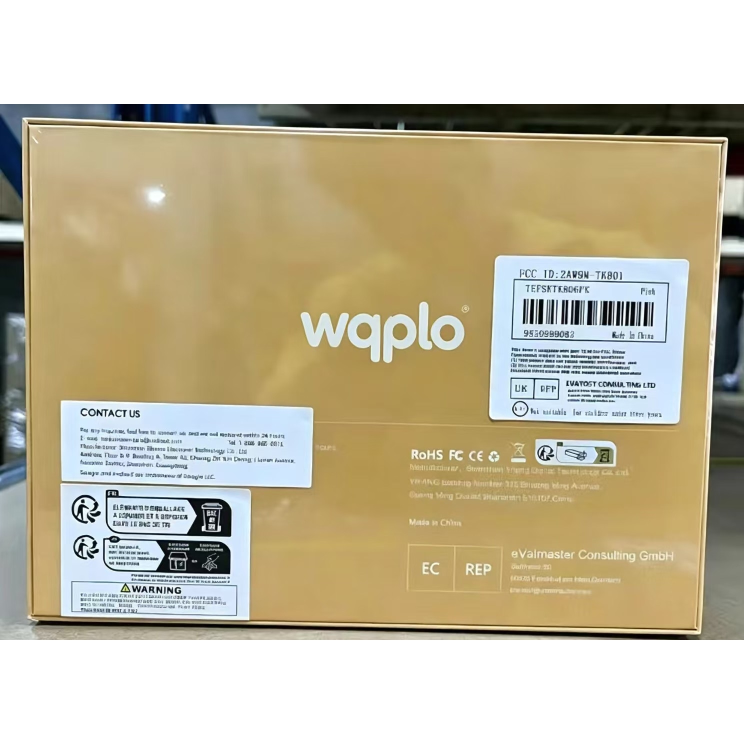 Tableta wqplo KB1001, 10.4 inch, Procesor 5 nuclee, Android 15, 20GB RAM + 64GB ROM (extensibil 1TB), Ecran HD 800x1280, 5G WiFi, Bluetooth 5.4, 5000mAh, camera duala, Type-C, GMS, Negru/alb