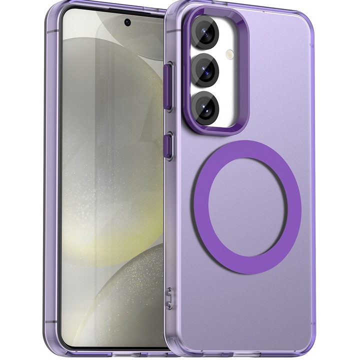 Калъф Innova Candy MagSafe - Samsung Galaxy S24 Plus/Galaxy S25 Plus - Purple
