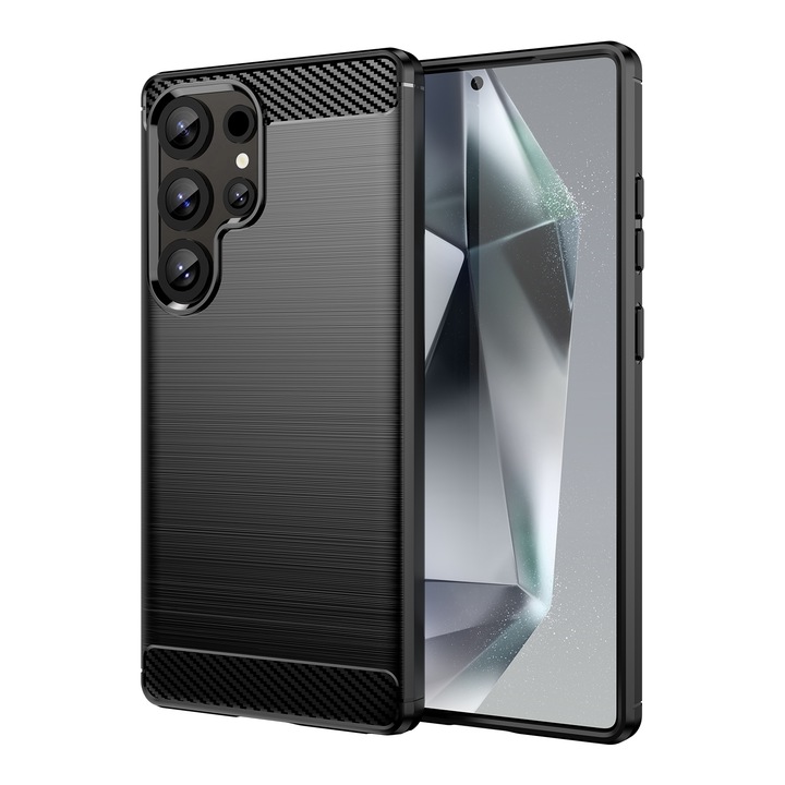 Калъф Innova Carbon - Samsung Galaxy S25 Ultra - Black