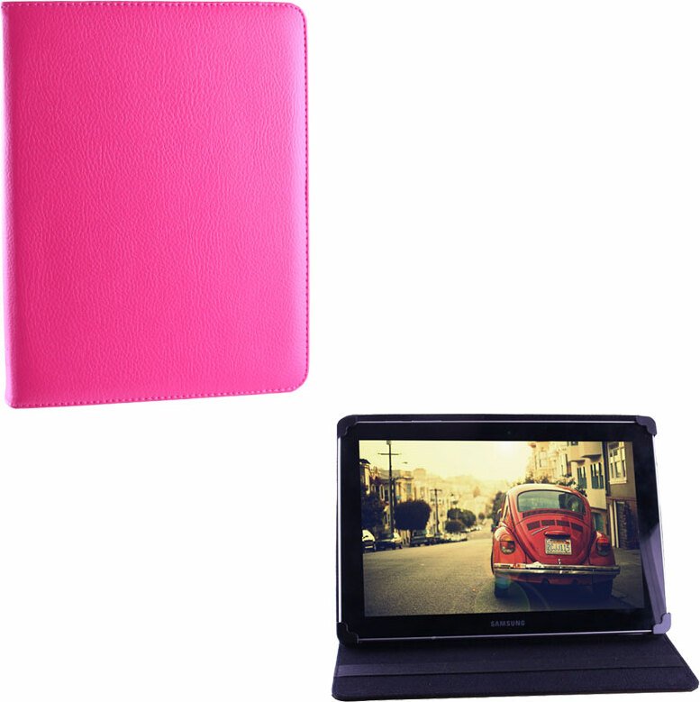 Suport carte universal Volte-Tel piele fucsia 34.1x24cm