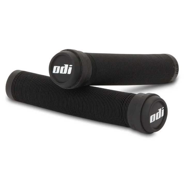 Mansoane bicicleta ODI Longneck SLX extra lungi 160 mm, compus foarte moale tip mushroom, negru