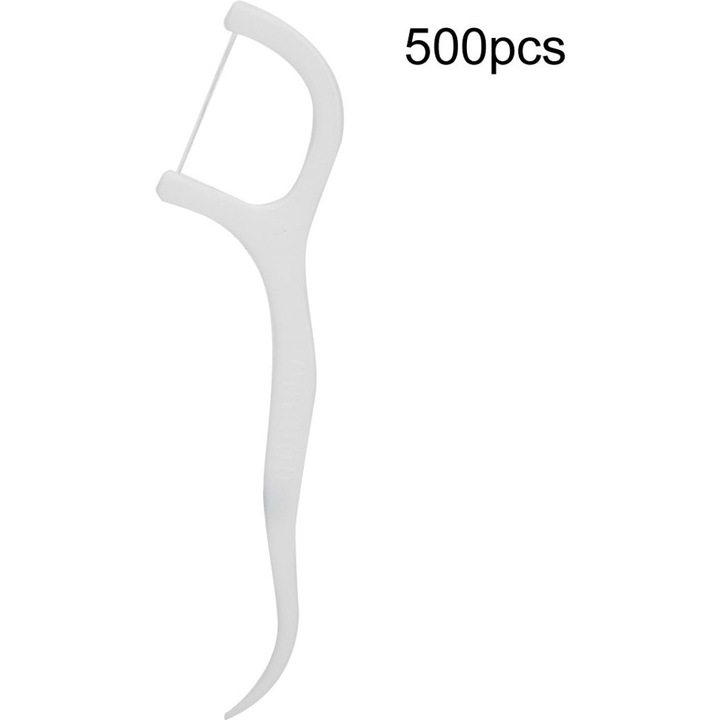 Ata dentara 500 buc, igiena orala, alb