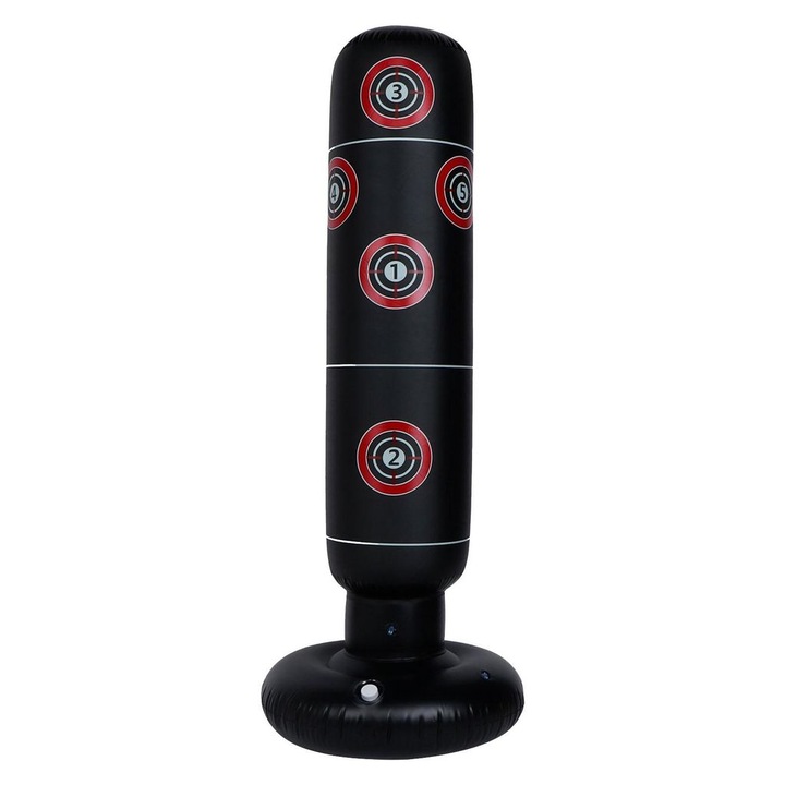 Felfújható boxzsák 160 cm, PVC, ütésálló, gyerekeknek