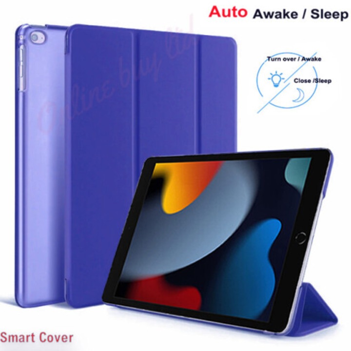 Háromrészes tok iPad 10.2-hez, kék, 10.2 inch