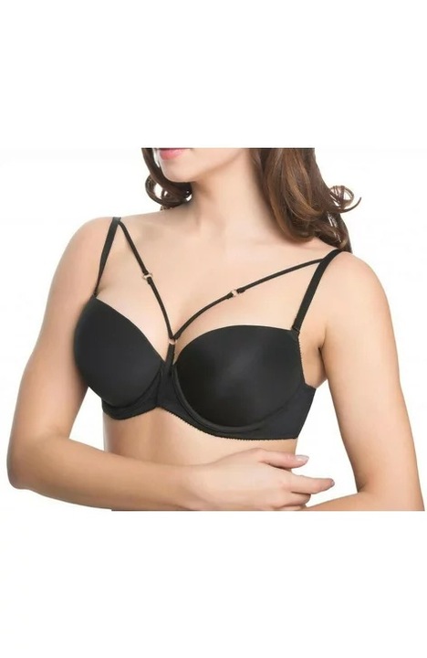 Bretele decorative pentru sutien, Julimex Twist Culoare: Negru