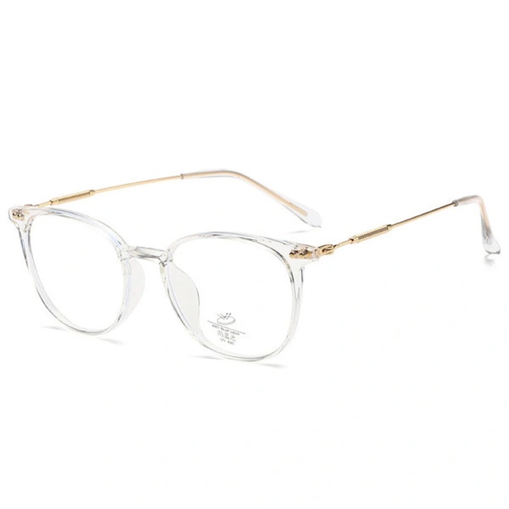 Ochelari unisex filtru lumina albastra, rame rotunde albastre, 23g