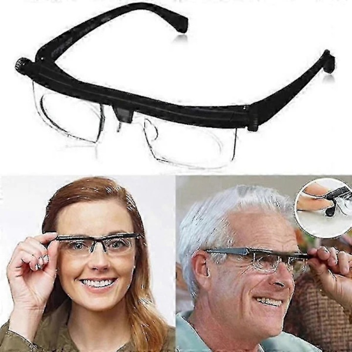 Ochelari de vedere reglabil zoom variabil negru 63mm