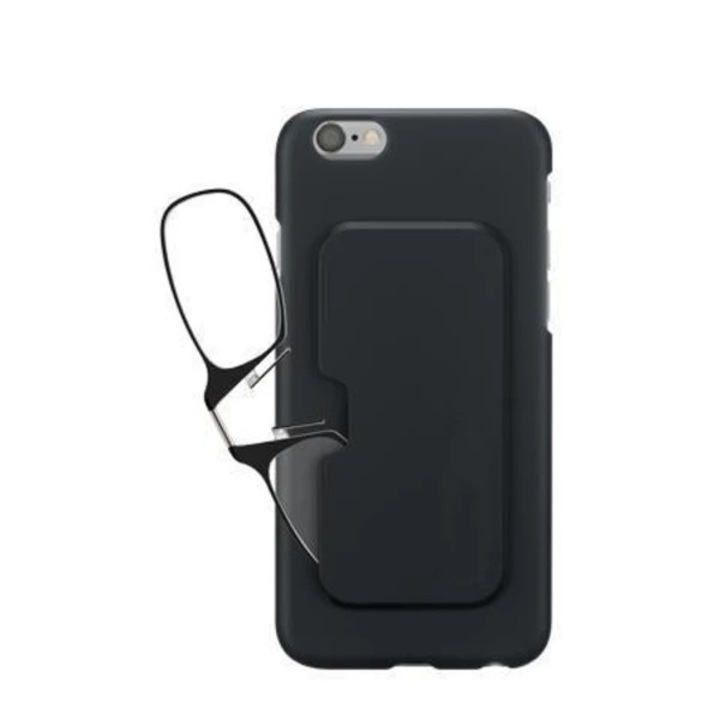 Ochelari de citit fara tije, +2.50, fara rama, negru, compact