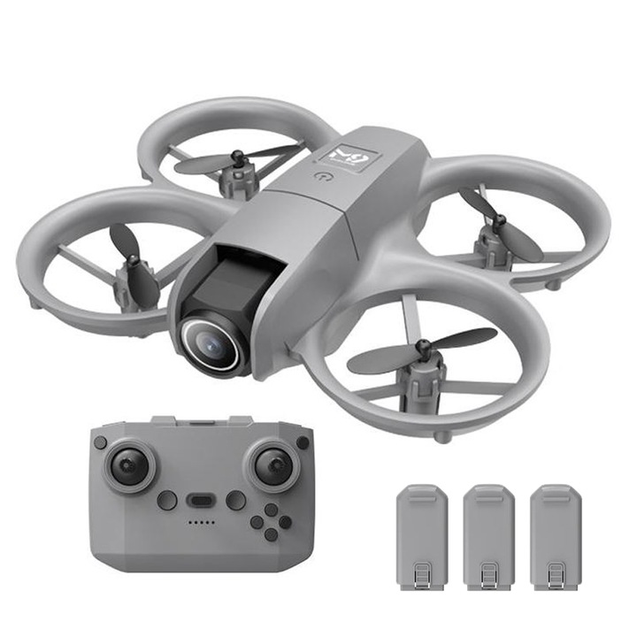 Drona M9 cu telecomanda, Zimilo, avion telecomandat, mini avion, concurs elevi, antrenament STEM, jucarie educativa pentru copii, ideal pentru concursuri scolare, antrenamente STEM, 3 baterie