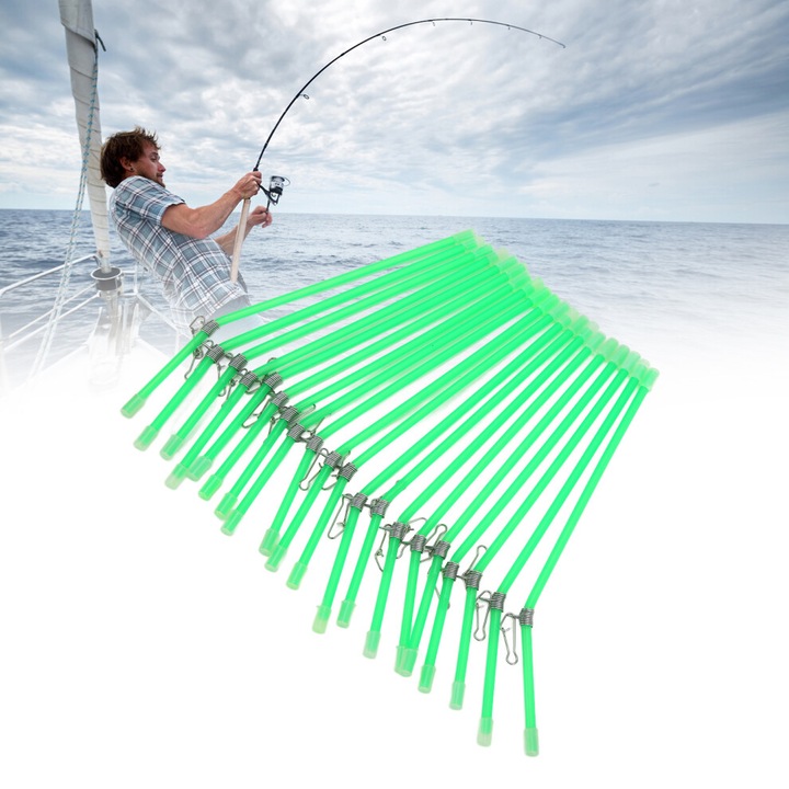 Set 20 Accesorii Monturi Metal Verde 200x4.9mm Antitangle