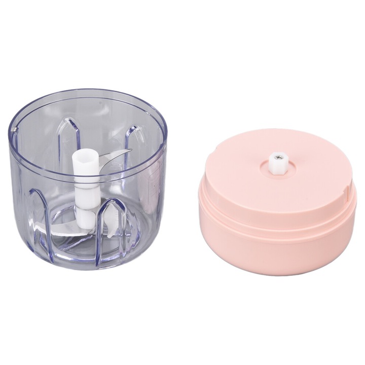 Tocator mini wireless, 3 lame, roz, 250ml