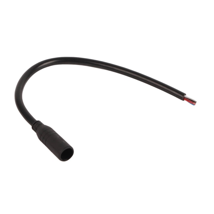 Cablu prelungitor electric bicicleta 9 pini 25cm rezistent la apa