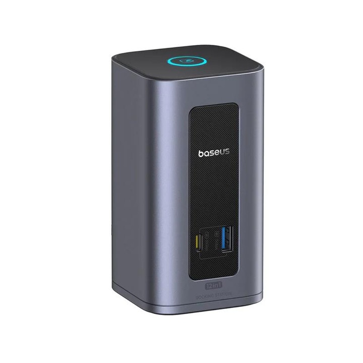 Докинг станция Baseus Nomos NU1 Air Spacemate 12-в-1, PD 100W, сива