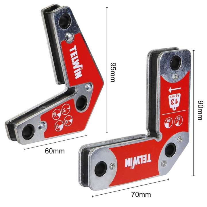 Suport magnetic multifunctional Telwin 804131, 2 buc/set