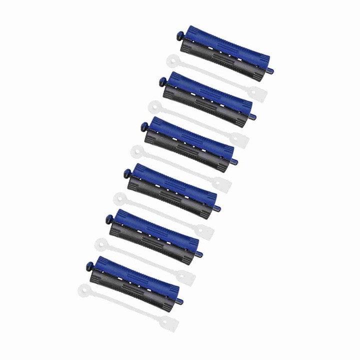 Set 6 bigudiuri universale, anti-alunecare, 9.5cm, multicolor
