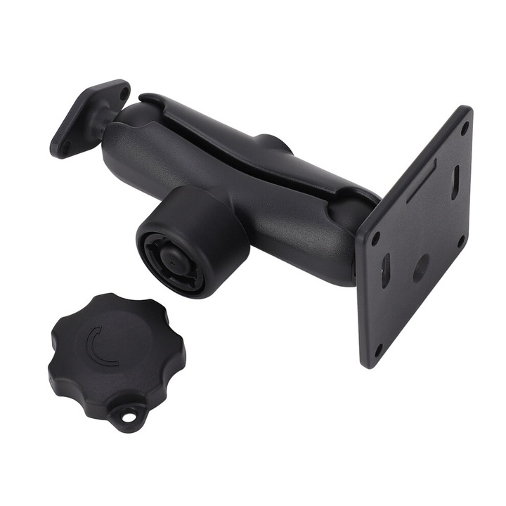 Suport dublu minge 1.5 inch aluminiu nylon antiefractie 15cm