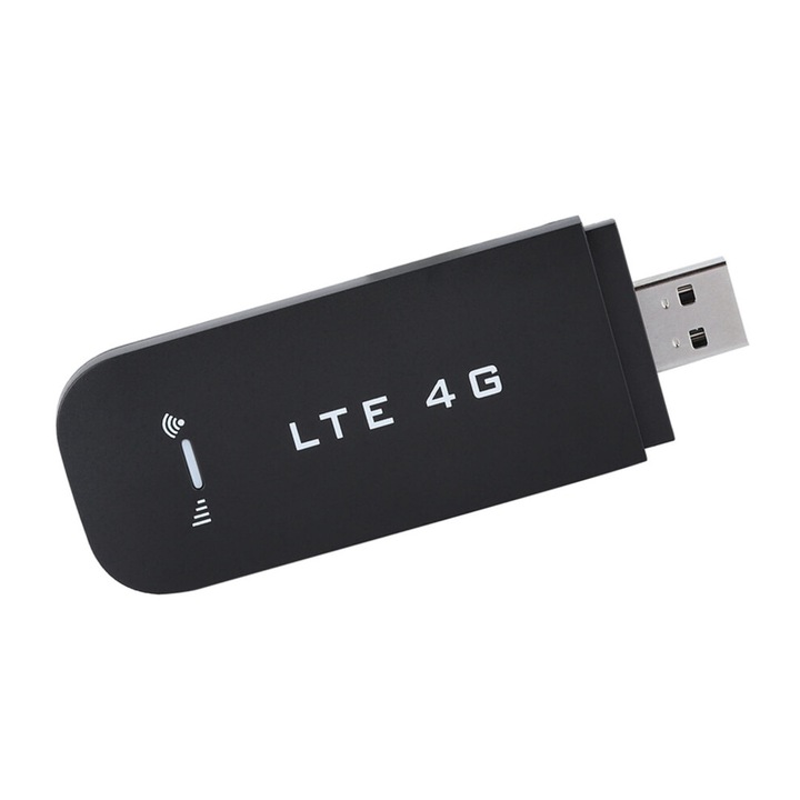 Router wireless portabil 4G LTE USB 150Mbps 4GB ROM 512MB RAM 9.7x3.5x1.2cm