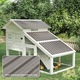 Panouri din otel galvanizat, Outsunny, Otel colorat, 129 x 45 cm, Gri deschis