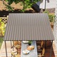 Panouri din otel galvanizat, Outsunny, Otel colorat, 129 x 45 cm, Gri deschis