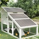 Panouri din otel galvanizat, Outsunny, Otel colorat, 129 x 45 cm, Gri deschis