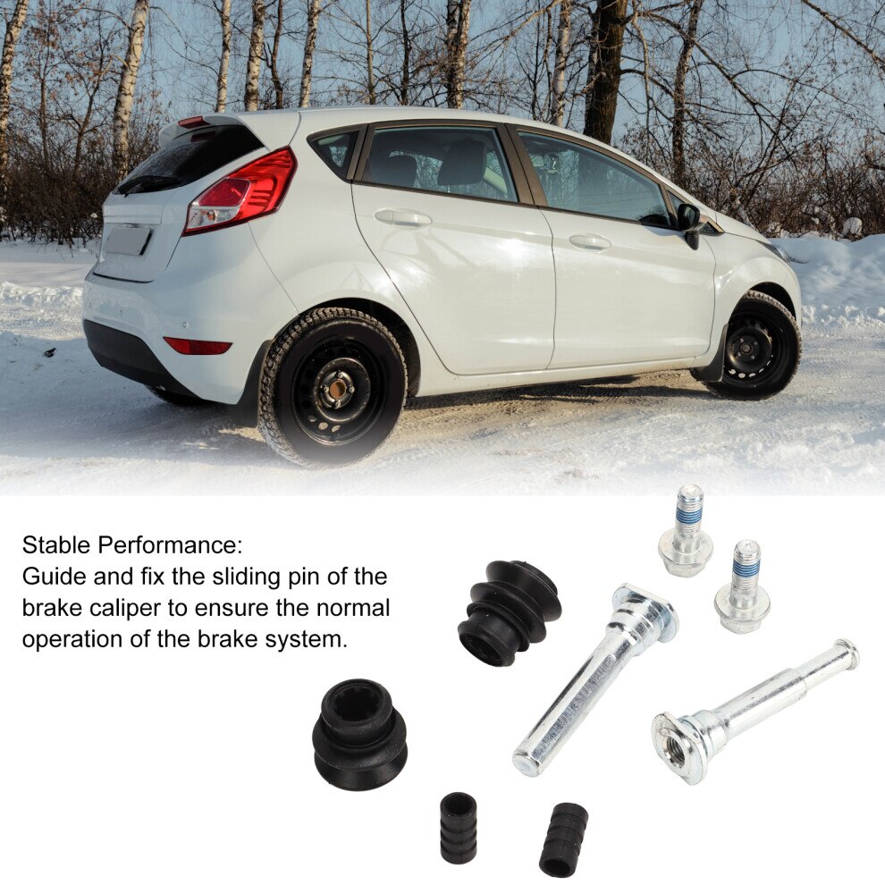 Kit suruburi ghidaj etrier frana fata Ford Fiesta MK7 metal 2008-2022