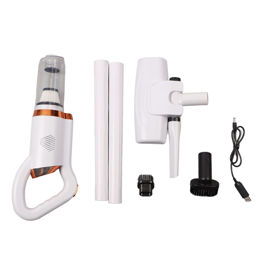 Aspirator fara fir, 8500PA, 500ml, alb, 40.8x10.5x24.2cm
