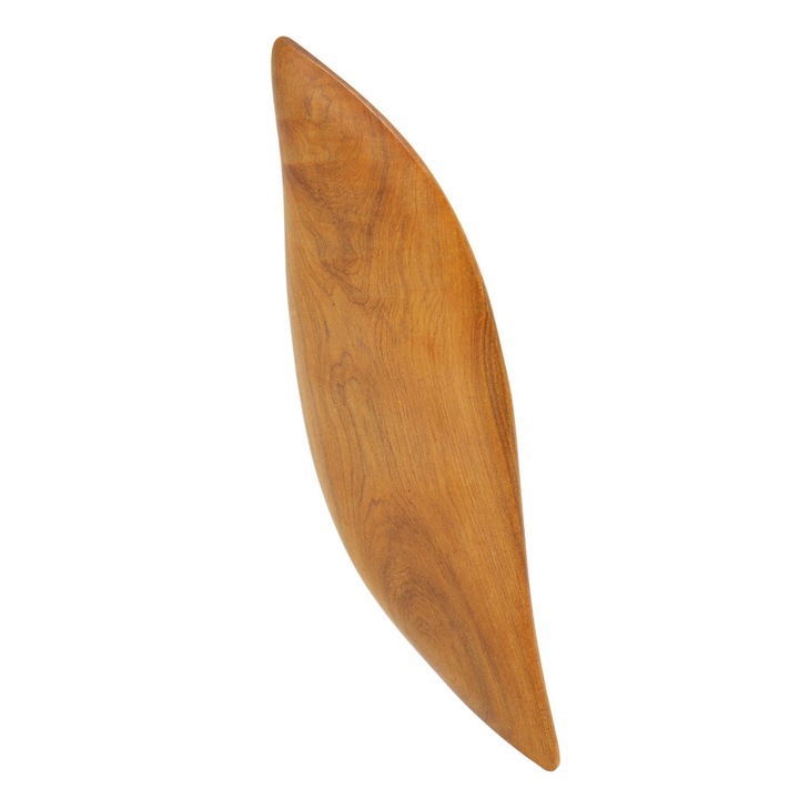 Instrument Gua Sha, lemn parfumat, relaxare muschi, 15x7cm