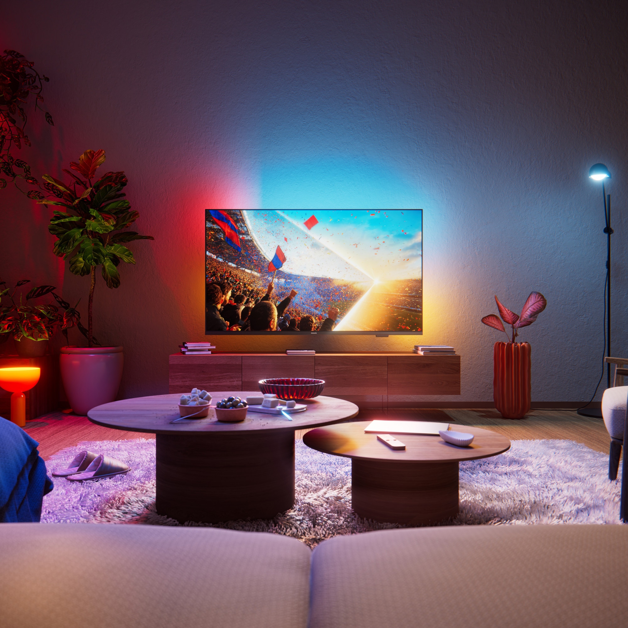 Televizor LED Philips 139 cm 55" 55PUS8001/12, Ultra HD 4K, Ambilight, Smart TV, WiFi, CI+