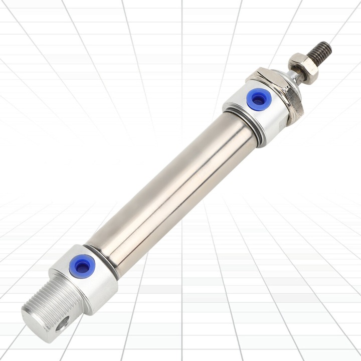 Cilindru pneumatic mini, 20x75mm, inox, dublu actiune