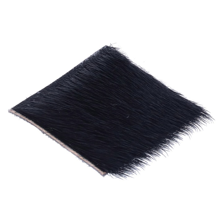 Placa suport sageti piele artificiala, 5x5cm, negru