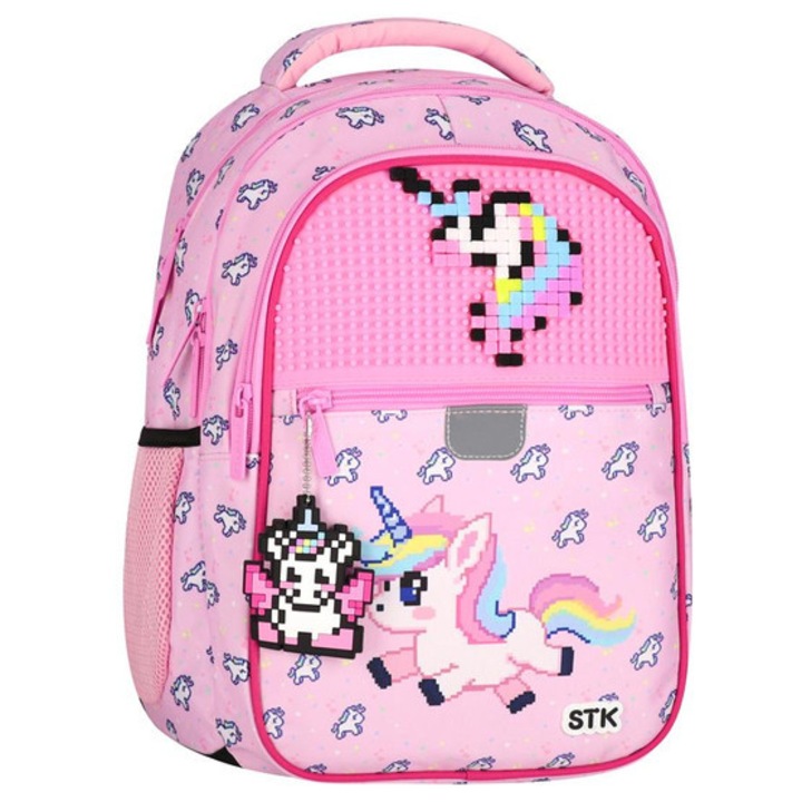 Pixel Unicorn iskolatáska hátizsák - 2 rekeszes (576215)