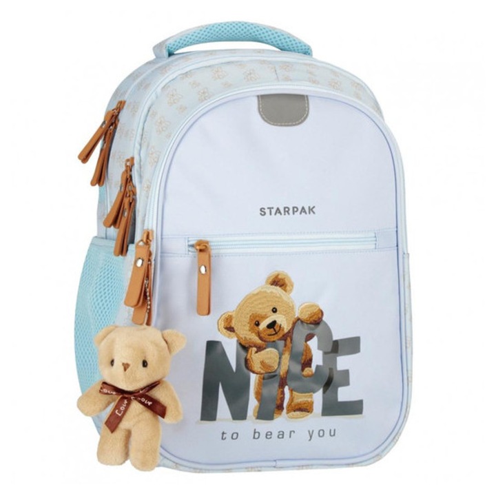 Macis iskolatáska hátizsák - 2 rekeszes - Nice to bear you (576208)