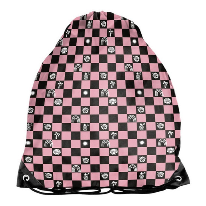 BeUniq kockás tornazsák - Pink (BU26SU-712)