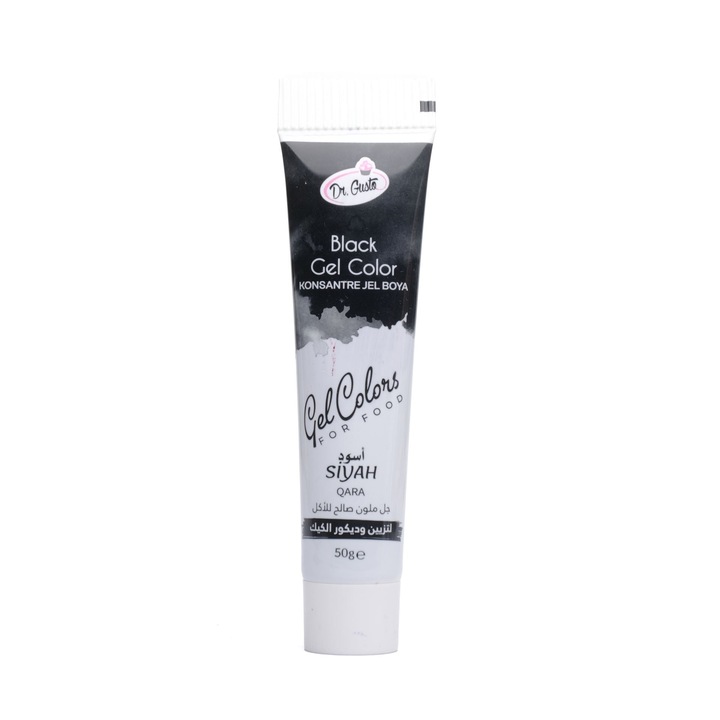 Colorant alimentar gel Negru 50g, Dr. Gusto