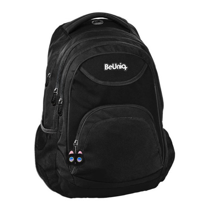 BeUniq hátizsák, iskolatáska - 3 rekeszes - Cat (BU26KZ-2708)