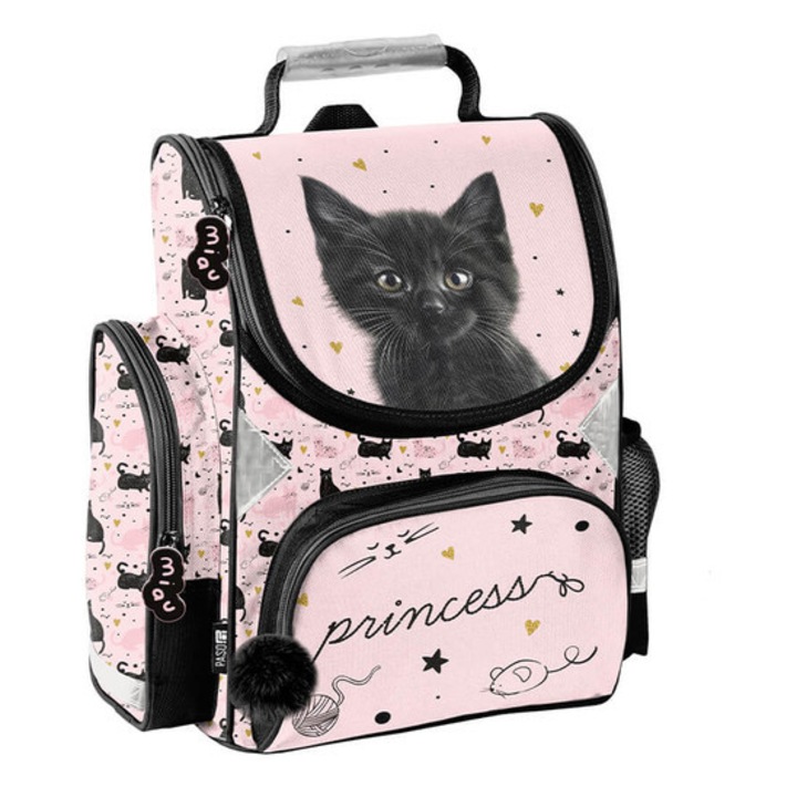 Cicás ergonomikus iskolatáska - Black Cat (PP26BC-525)