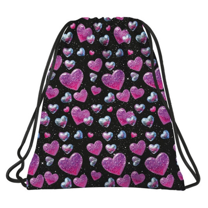 BackUp tornazsák - Glitter Hearts (WOB8A32)