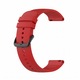 Szilikon szíj Huawei Watch GT2 / GT3 42mm, Samsung Galaxy Watch 4 / 5 / 6 / 7 / FE, Garmin Forerunner 165 / 245 / 55 / 645, Venu / SQ, Vivoactive 3 / 5 / Music, Amazfit Bip, GTR 42mm, GTS 2 / 3 / 4 / Mini, BEST ACCESSORIES, 20mm, piros