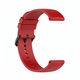 Szilikon szíj Huawei Watch GT2 / GT3 42mm, Samsung Galaxy Watch 4 / 5 / 6 / 7 / FE, Garmin Forerunner 165 / 245 / 55 / 645, Venu / SQ, Vivoactive 3 / 5 / Music, Amazfit Bip, GTR 42mm, GTS 2 / 3 / 4 / Mini, BEST ACCESSORIES, 20mm, piros
