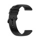 Szilikon szíj Huawei Watch GT2 / GT3 42mm, Samsung Galaxy Watch 4 / 5 / 6 / 7 / FE, Garmin Forerunner 165 / 245 / 55 / 645, Venu / SQ, Vivoactive 3 / 5 / Music, Amazfit Bip, GTR 42mm, GTS 2 / 3 / 4 / Mini, BEST ACCESSORIES, 20mm, fekete