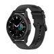 Szilikon szíj Huawei Watch GT2 / GT3 42mm, Samsung Galaxy Watch 4 / 5 / 6 / 7 / FE, Garmin Forerunner 165 / 245 / 55 / 645, Venu / SQ, Vivoactive 3 / 5 / Music, Amazfit Bip, GTR 42mm, GTS 2 / 3 / 4 / Mini, BEST ACCESSORIES, 20mm, fekete