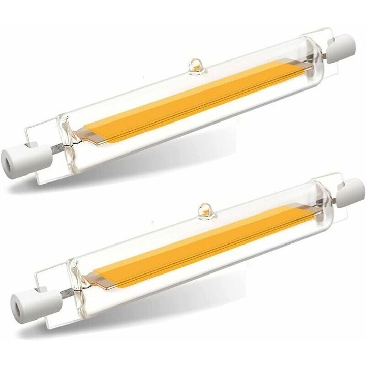 Bec LED R7S 78mm 10W 4500K 1000lm dimabil szett 2 db