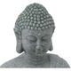 Zöld kő Buddha szobor, meditációs dekoráció, 10.6oz
