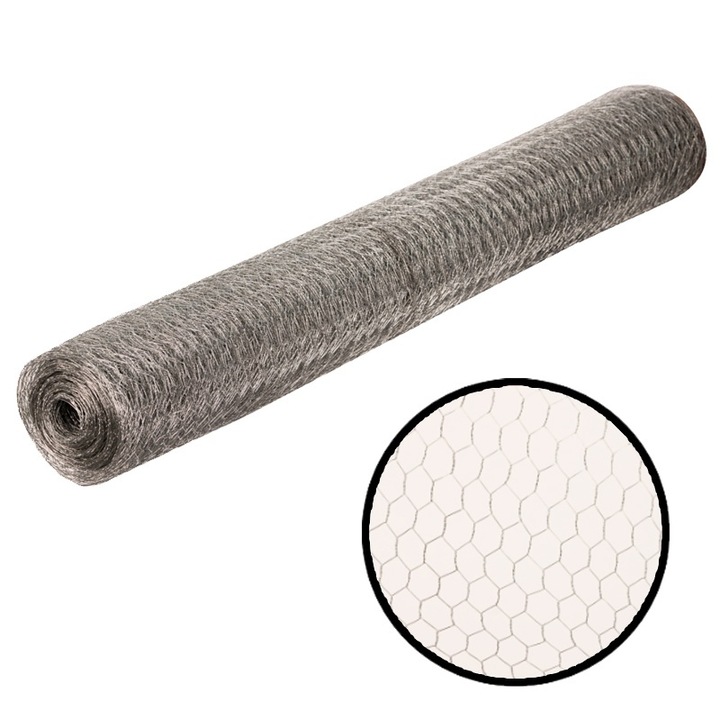 Plasa Rabitz Dublu Zincata, MoftX 0.8mm - 1x25m