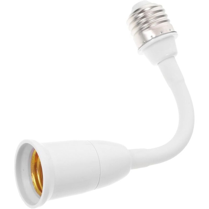 Adaptor flexibil extensie soclu bec E27 rezistent 30x50cm
