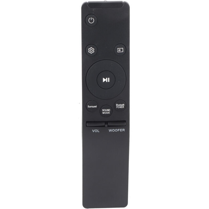 Telecomanda inlocuire pentru soundbar Samsung AH59-02759A AH59-02758A multifunctionala neagra
